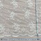 1 Yard Ivory Beaded Lace Fabric Embroidered Sequin Pearl Net Mesh Bridal Gown 52" Width